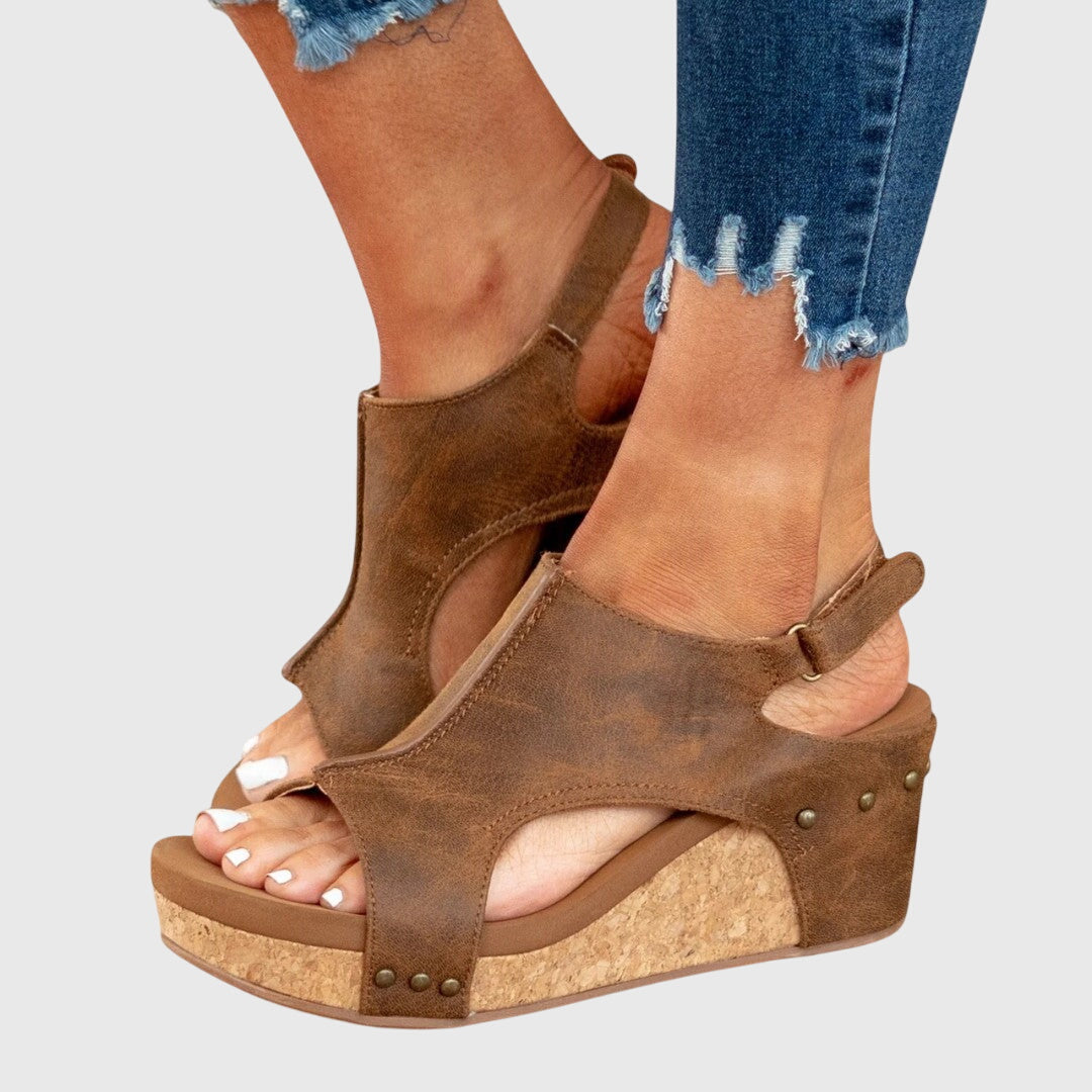 Adela | Sandalias de Cuña