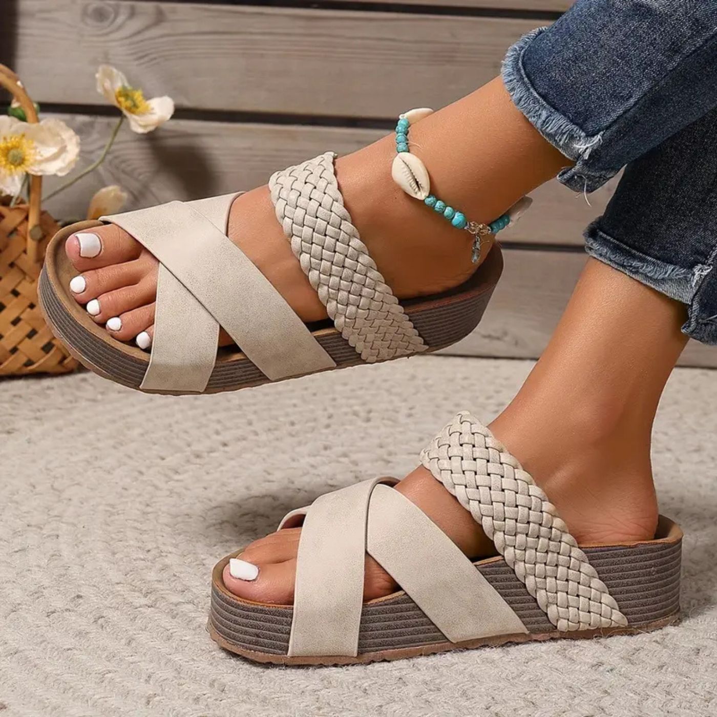Abigail | Sandalias de Cuero.