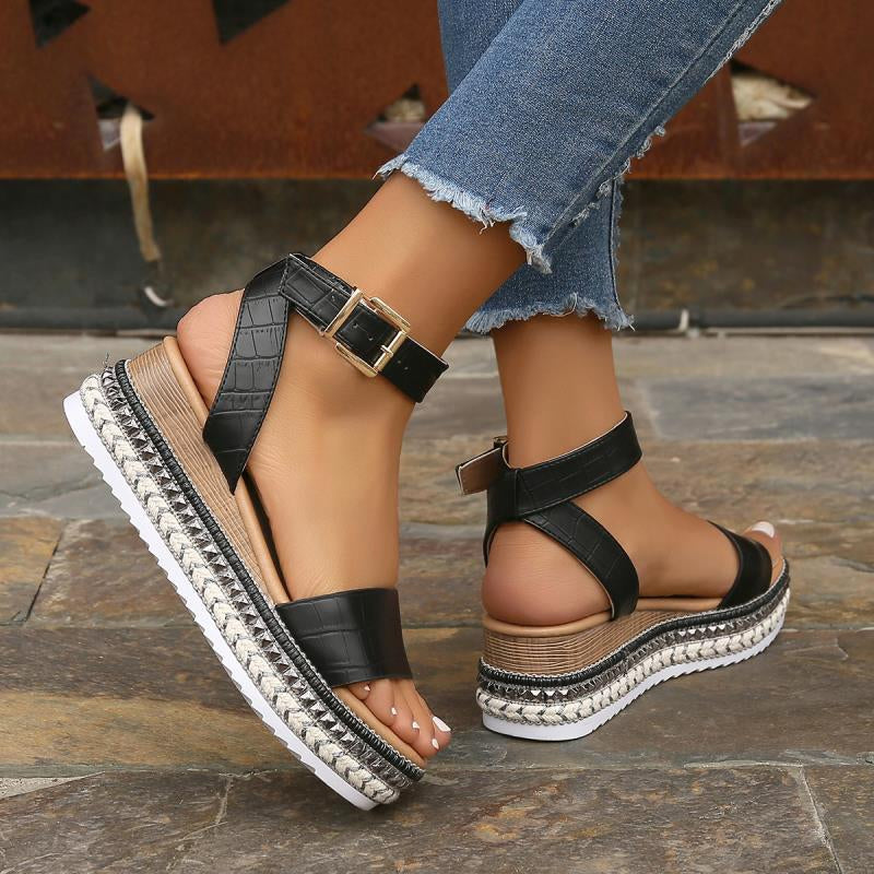 Sandalias de plataforma casual