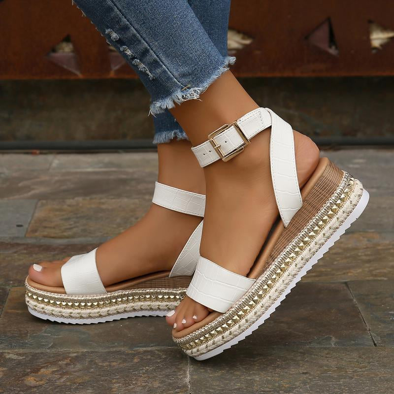 Sandalias de plataforma casual
