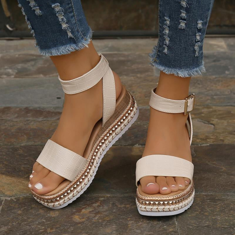 Sandalias de plataforma casual