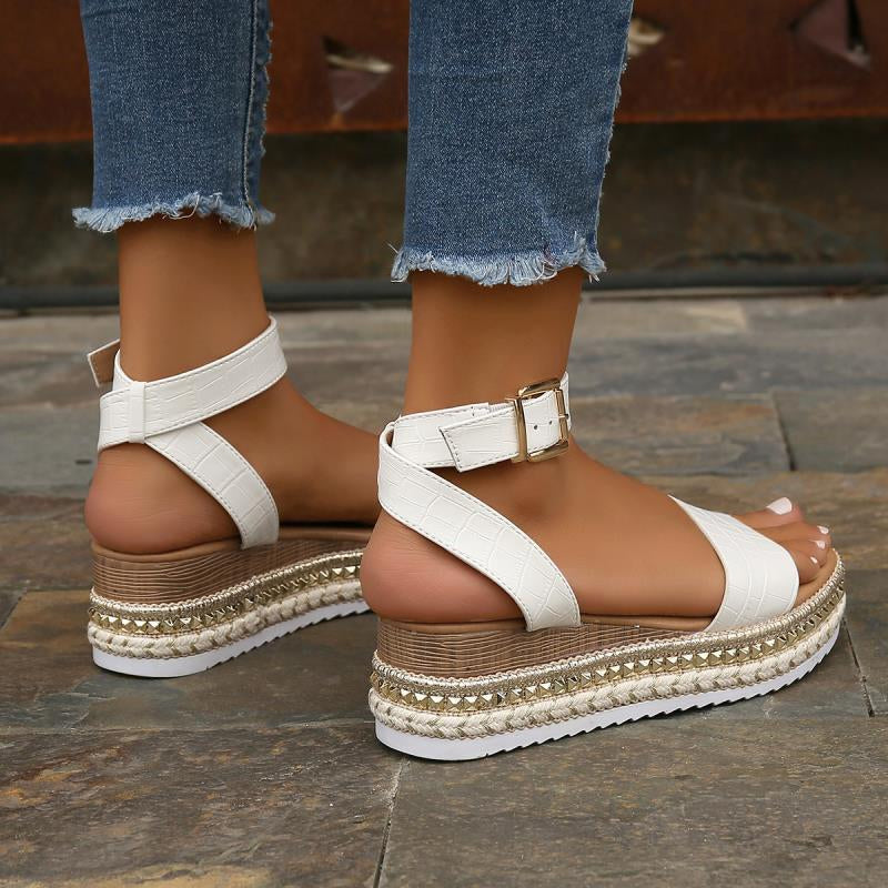 Sandalias de plataforma casual