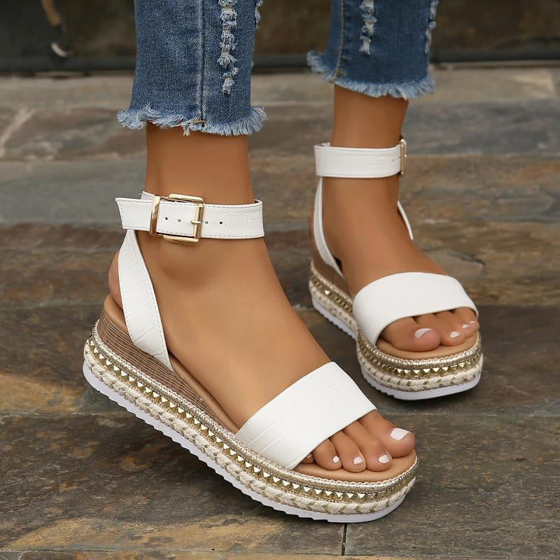 Sandalias de plataforma casual
