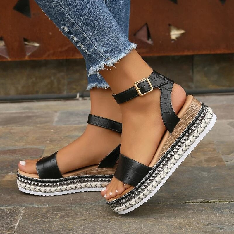 Sandalias de plataforma casual