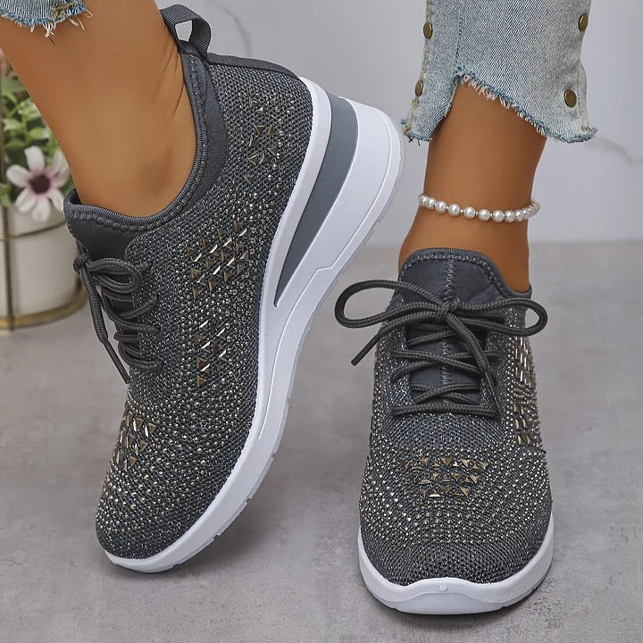 Bonnie | Zapatillas Ortopédicas con Pedrería