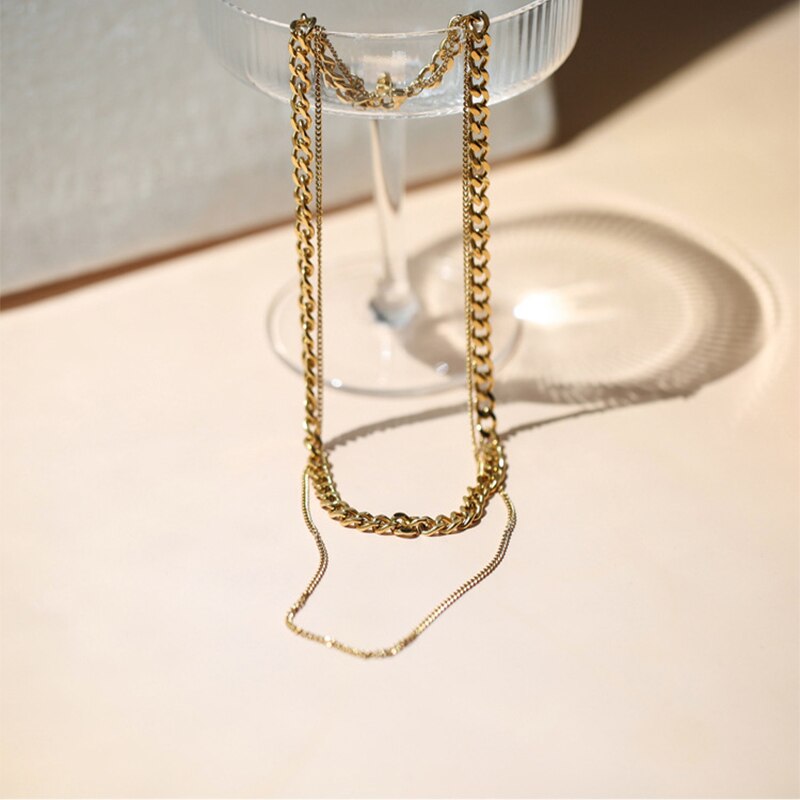 Collar de Cadena de Doble Vuelta
